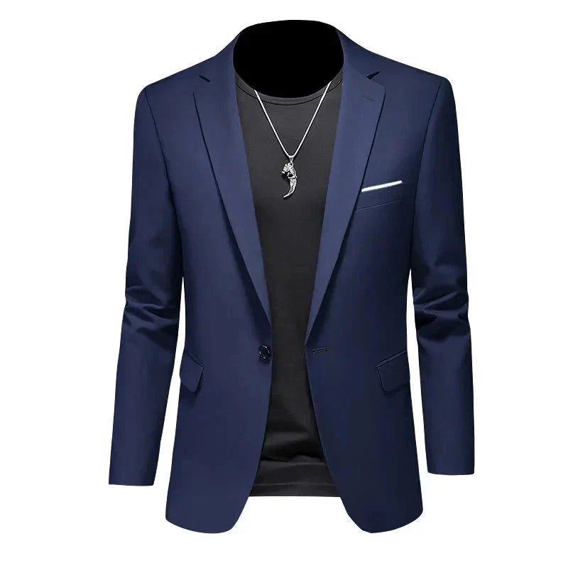 Blazer Masculino Esporte Fino Liso TERNO006 G4 Sr Aflha