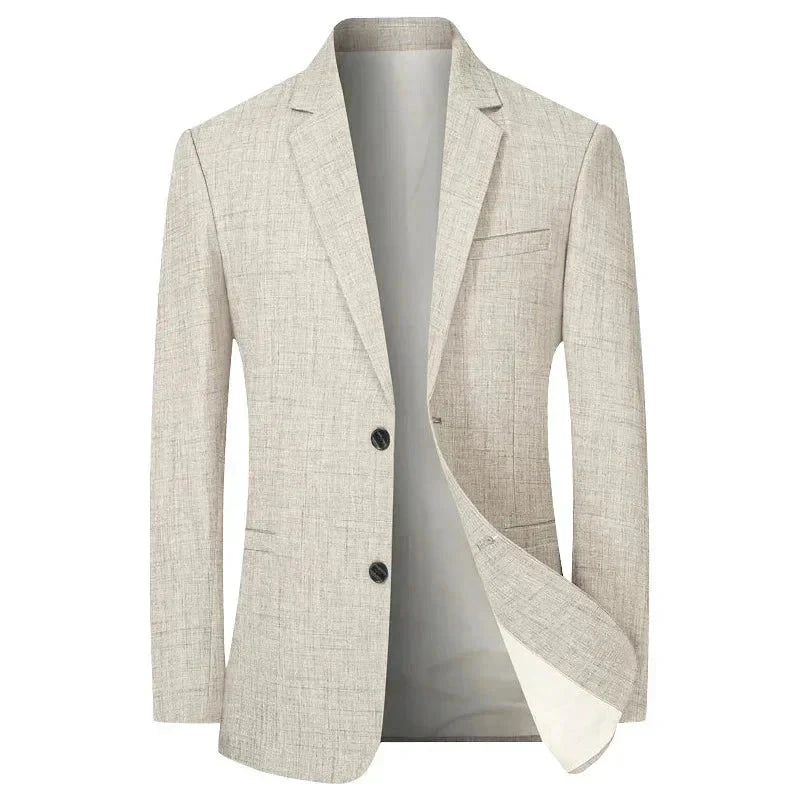 Blazer Masculino Esporte Fino TERNO002 G4 Sr Aflha Cáqui P