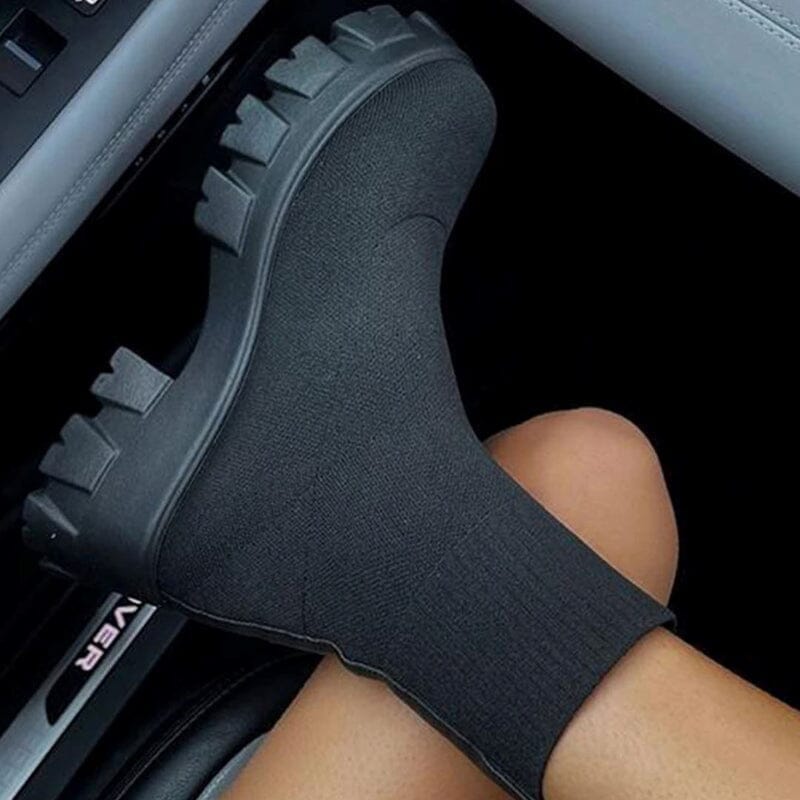 Bota Feminina Coturno FEMININO - CALÇADOS - BOTA COTURNO Dashui