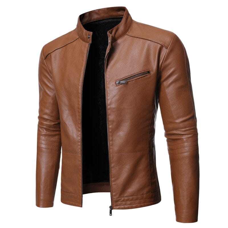 Jaqueta Masculina de Couro Madrid ROUPACOURO001 G2 Sr Alpha