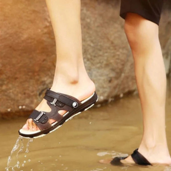 Sandália Para Pesca Masculina Ortopédica Calçados (Sandália Masculina 5) Dm Stores
