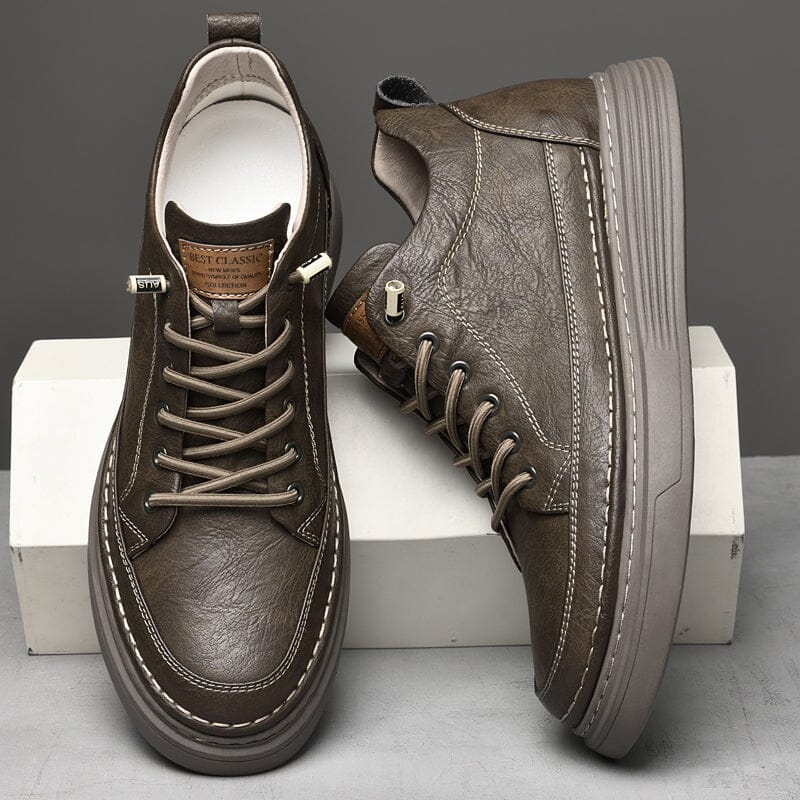 Sapatos de Couro com Aumento de Altura MASCULINO - CALÇADOS - SAPATO 1 Dm Stores