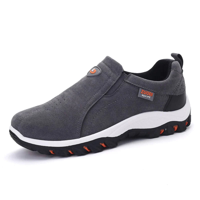 Tênis Masculino Ortopédico Sem Cadarço | New Comfort Calçados (Tênis Masculino 22) Dm Stores 38 Cinza