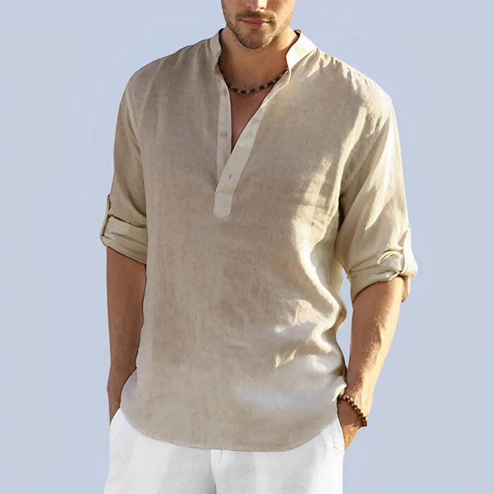 Camisa Masculina Bata Panamá Roupas (Camisa Masculina 1) Dm Stores P Cáqui