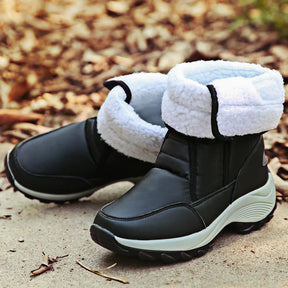 Bota de Inverno Neve Impermeável Coat Turn