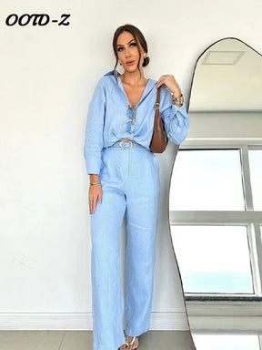 Conjunto Linho Essência Marina