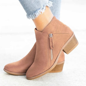 Bota Feminina de Salto FEMININO - CALÇADOS - BOTA DE SALTO Dashui Khaki 35 