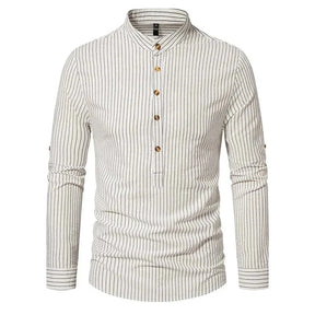 Camisa Masculina Gola Padre 100% Algodão CAMISA06 G2 Sr Alpha 