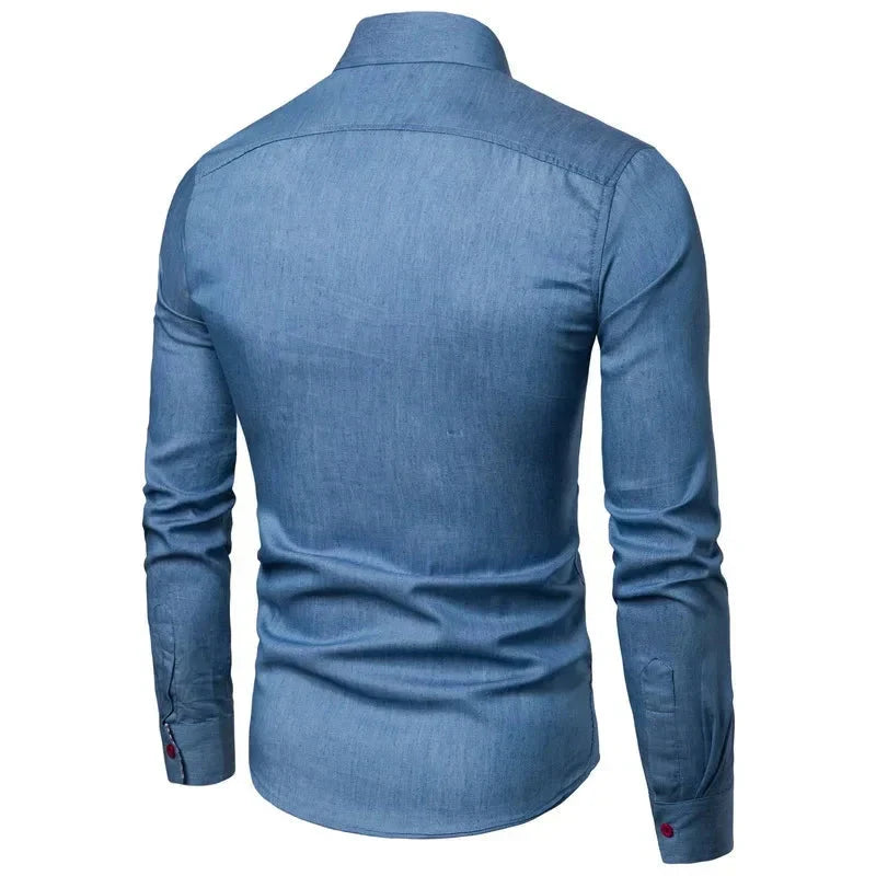Camisa Masculina Manga Longa Casual CAMISA004 G2 Sr Alpha 