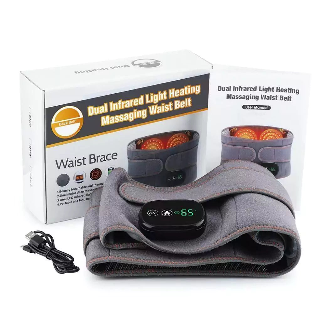 Massageador Lombar Recarregável - Compressa Quente Saúde & Beleza (Massageador 5) Dm Stores 