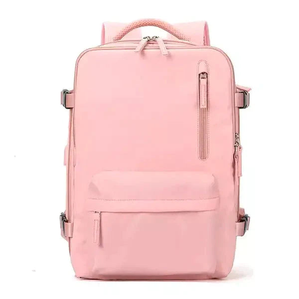 Mochila de Viagem - Impermeável com USB Para Viagem Joias & Acessórios (Mochila 6) Dm Stores Rosa 