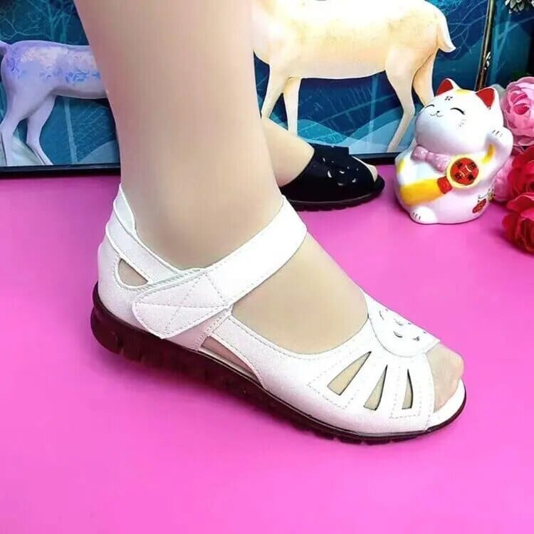 Sandália Ortopédica Gênova Calçados (Sandália Feminina 31) Dm Stores 33 Branco 