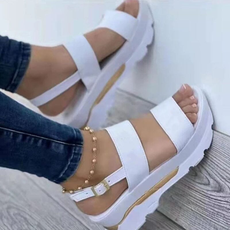 Sandália Feminina Ortopédica Lila Calçados (Sandália Feminina 11) Dm Stores 35 Branco 