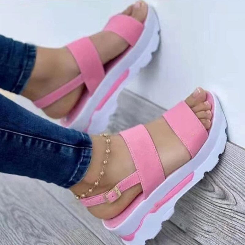 Sandália Feminina Ortopédica Lila Calçados (Sandália Feminina 11) Dm Stores 35 Rosa 